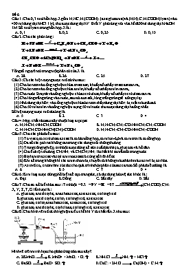 Đề luyện thi THPT Quốc gia môn Hóa học - Đề số 6